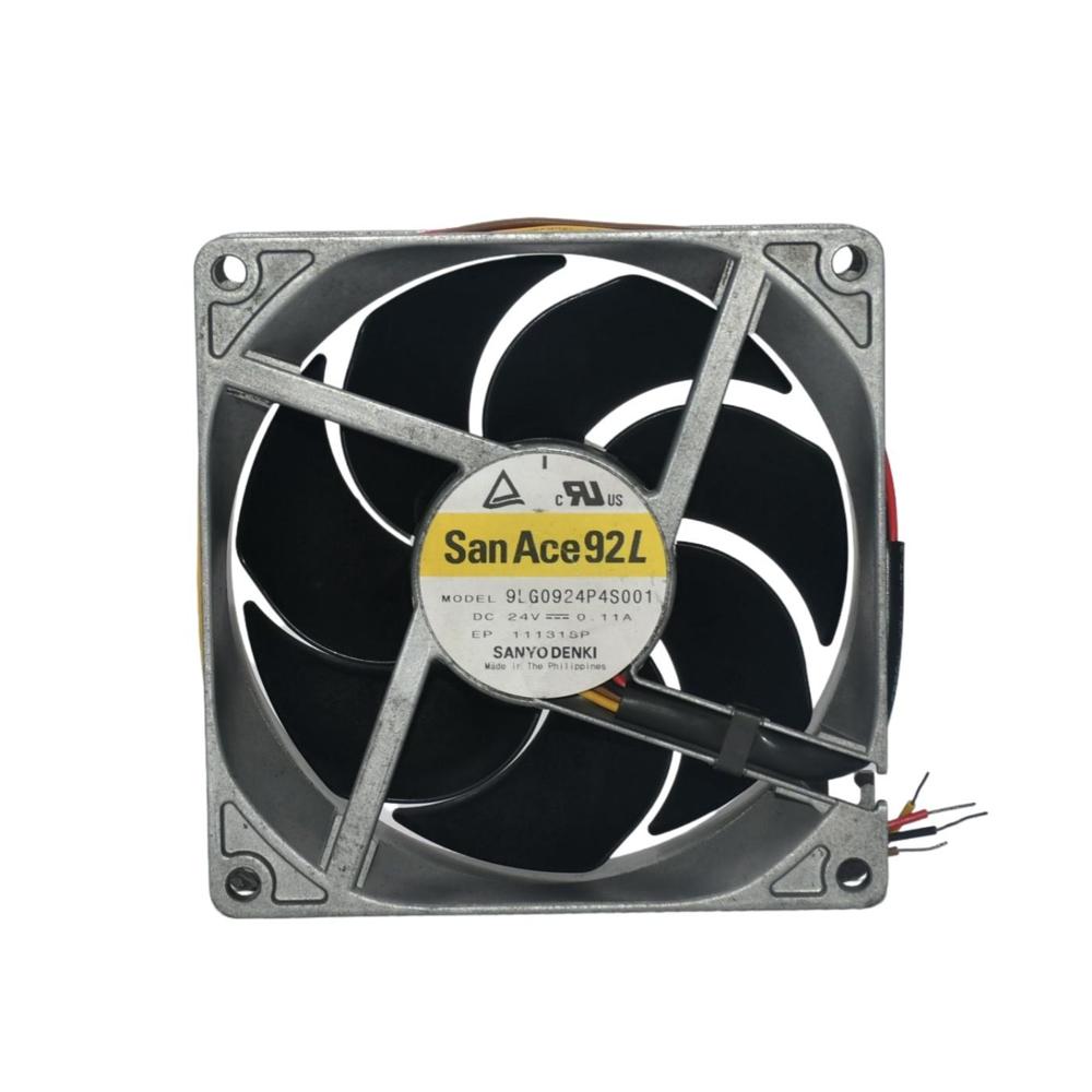 SANACE 9LG0924P4S001 Ball Electric 4-Wire 0.11A DC 24V 3000rpm Plastic Blade Industrial Inverter Cooling Fan 