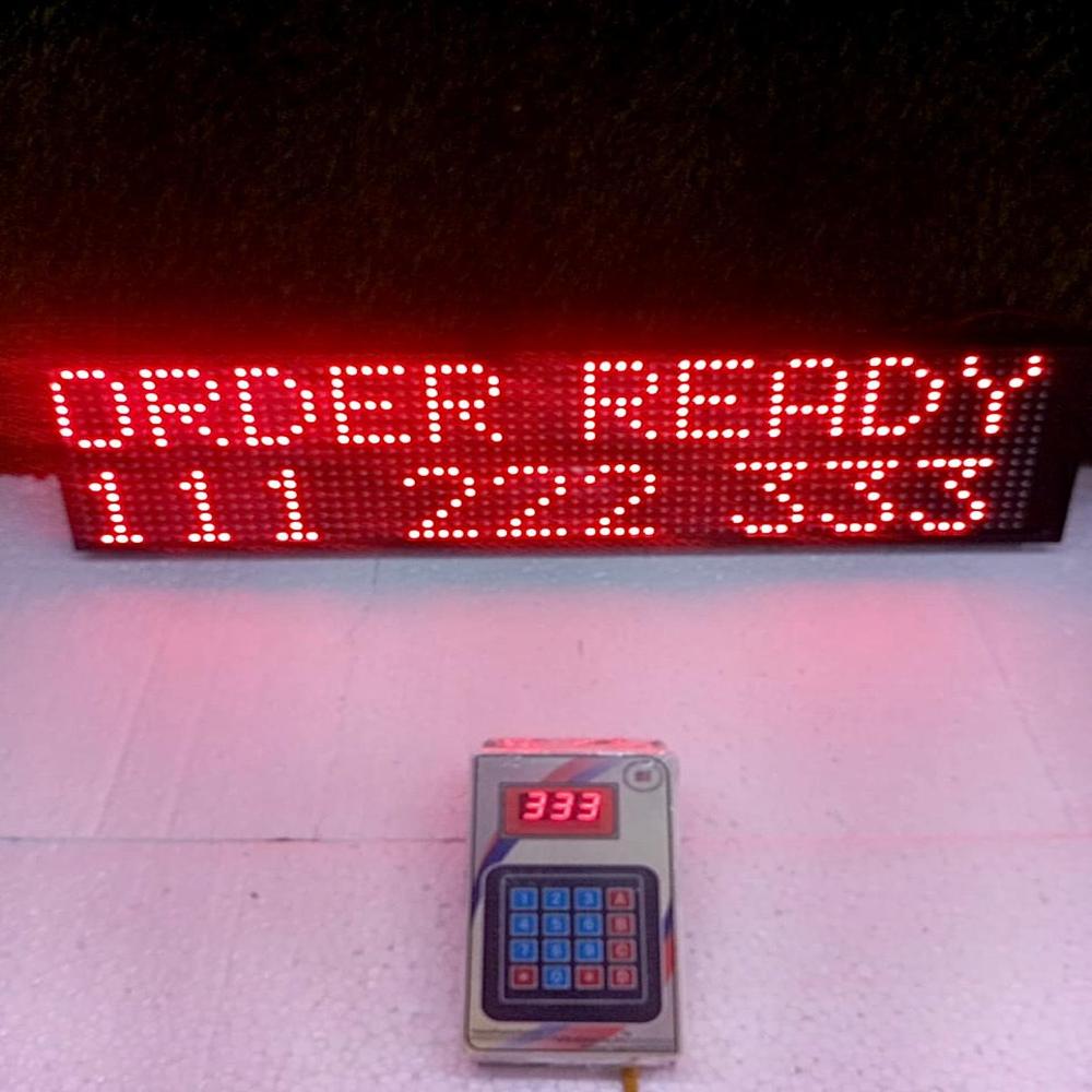 6 Digit Token Display System FOR BIHAR