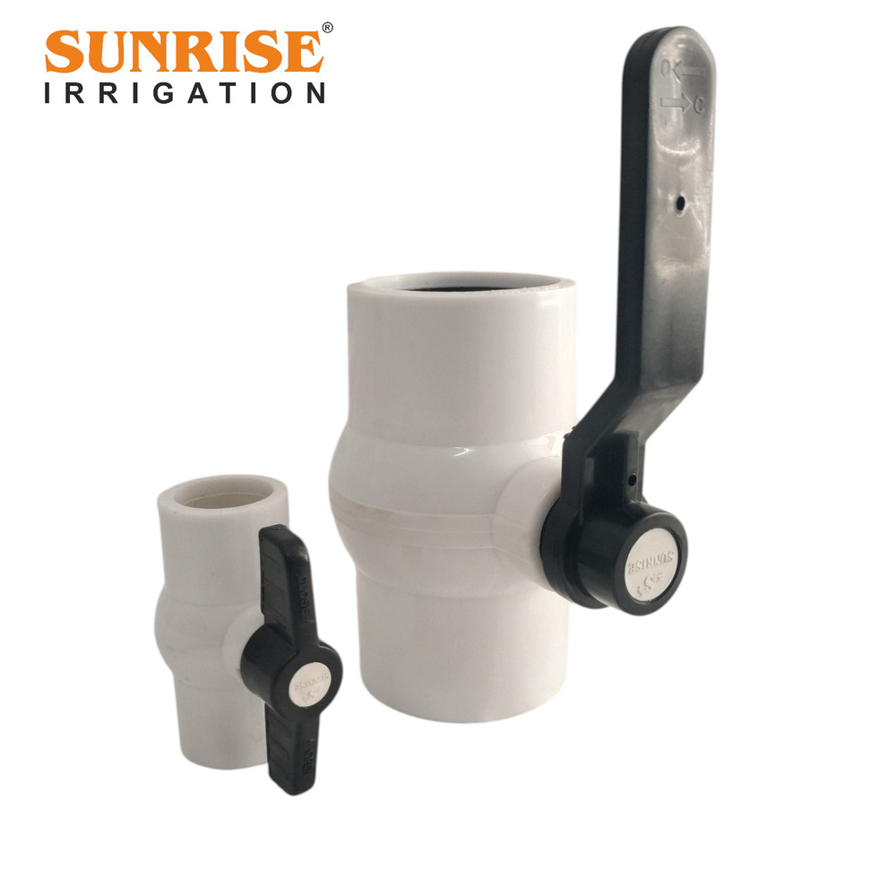 White Agriculture Ball Valve - Pressure: Medium Pressure