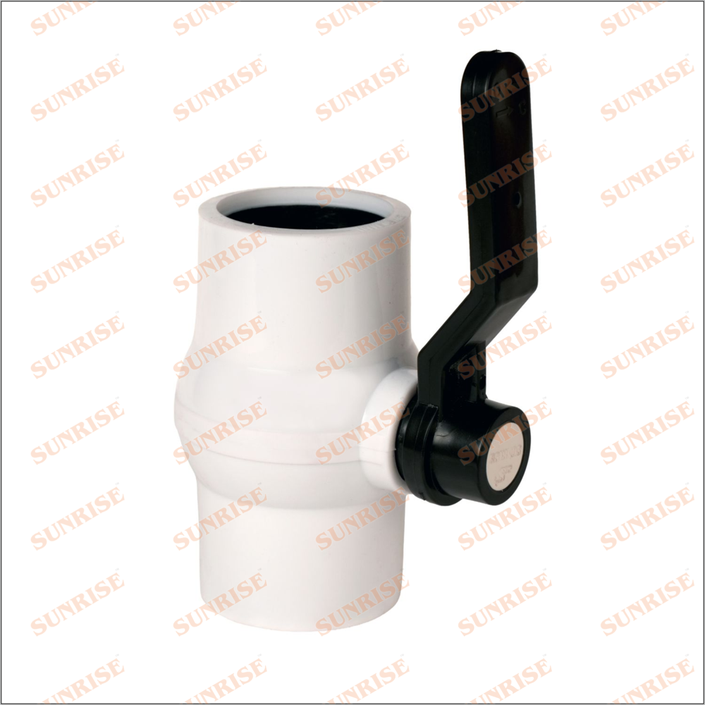 Pp White Ball Valve Long Handle - Application: Water