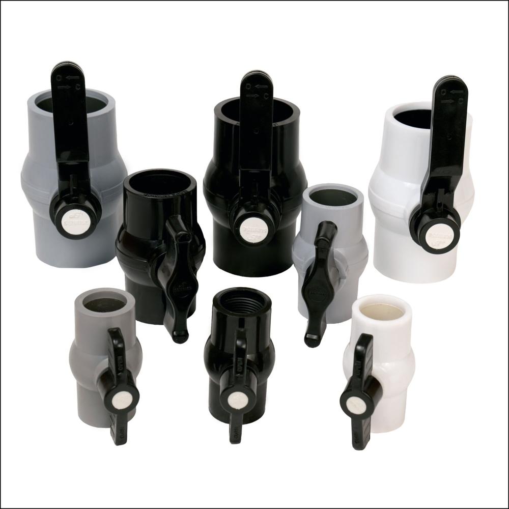 PVC Black Ball Valve Ms Patti Handle