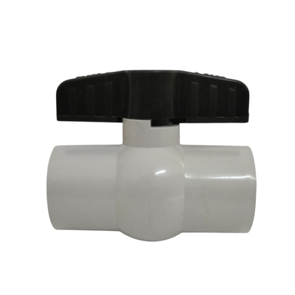 Pvc Gray Short Handle Ball Valve