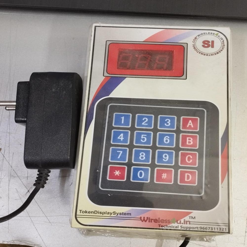 6 Digit Token Display System