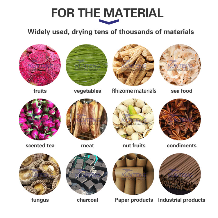 Nut drying equipment Heat pump vegetable dryer fruit dehydrator  mango tray dryer