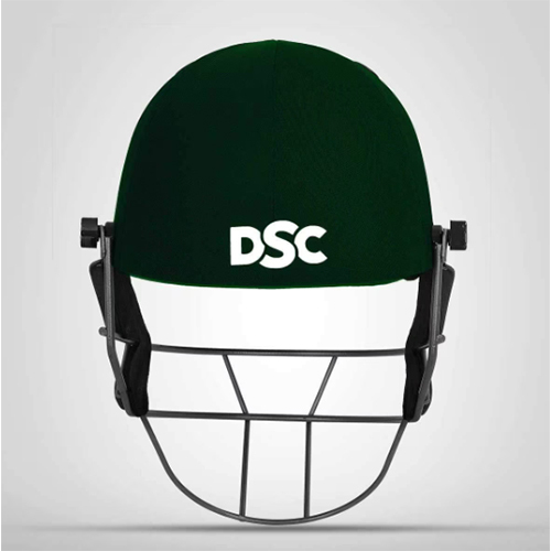 Dsc Fort 44 Lite Titanium Cricket Helmet (Green) - Age Group: Adults