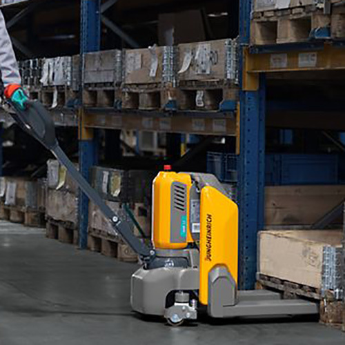 Electric Pedestrian Pallet Trucks - Color: Multicolor
