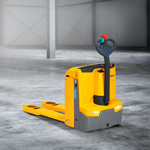 Industrial Electric Pedestrian Pallet Trucks - Color: Yellow
