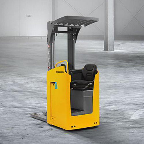 Electric Sideways Seated Stacker - Attributes: Strong