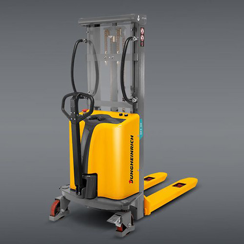Hc 110 Electric Hand Stacker 1.0T - Color: Yellow