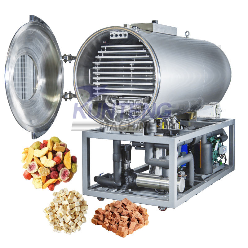 Vacuum Fruit Vegetable Freeze Drying Machine Food Freeze Drying Machine Vacuum Quick Freeze Drying Machine Mango Freeze Drying Equipment - Color: Customizable