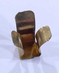 Extention connector with brass polish and brass material