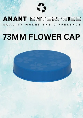 73Mm Flower Bottle Cap - Color: Blue