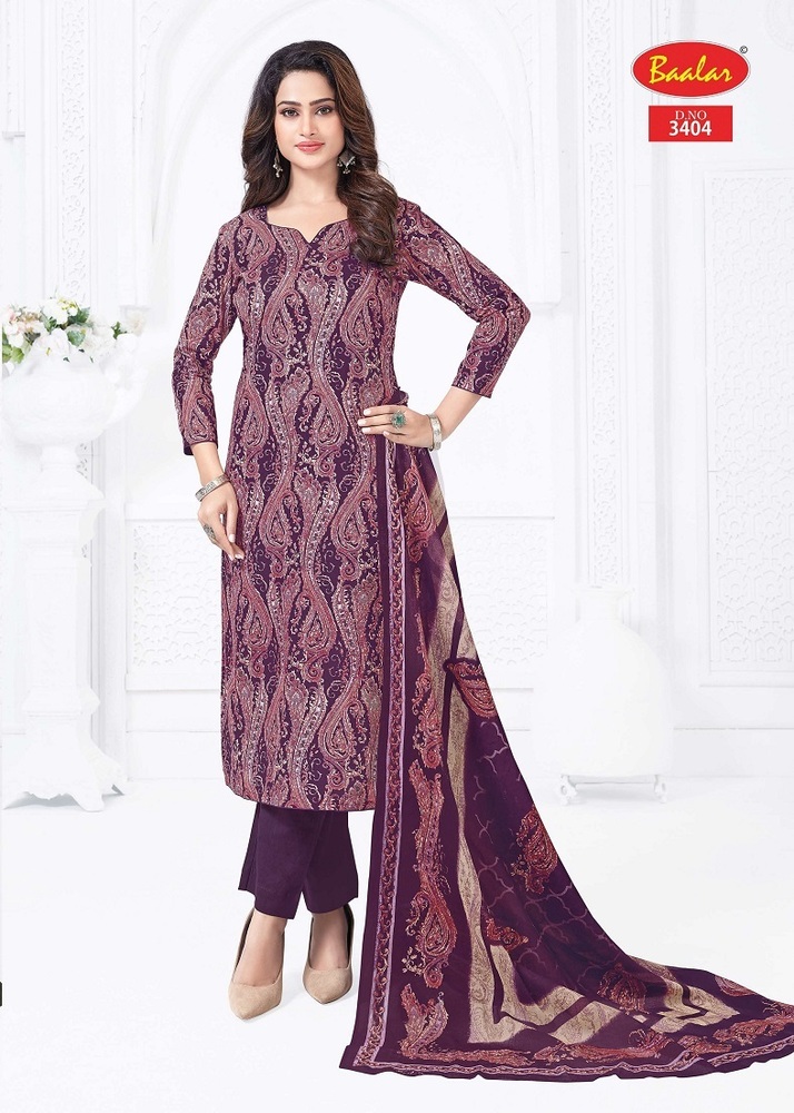 Baalar Zaara Vol-34  Dress Material