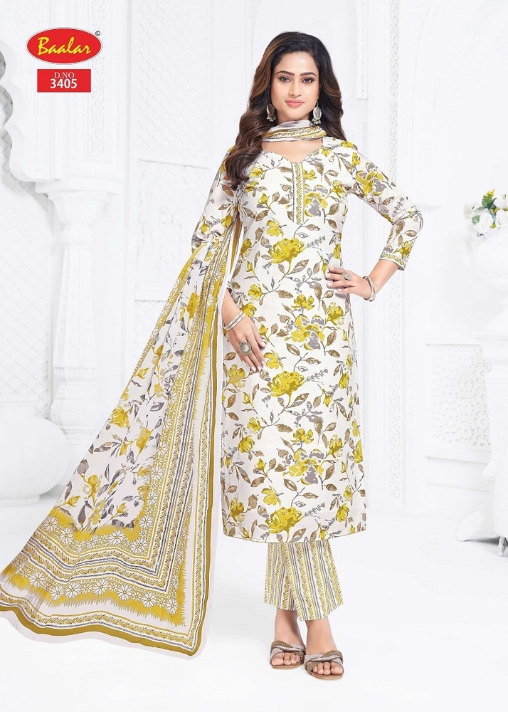 Baalar Zaara Vol-34  Dress Material