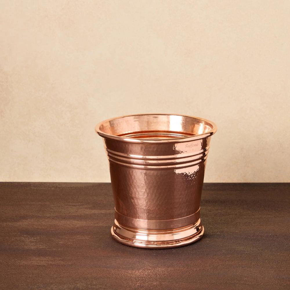 Metal Copper Bucket Shinny Polished For Bar Coffee Restro