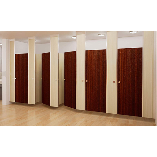 Ceiling Hung Gx-007 Toilet Partition - Color: Brown