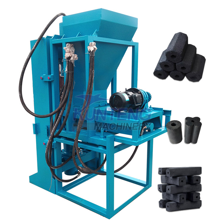 Coal Briquetting Machinery Automatic Hydraulic Forming Machine Charcoal Powder Briquetting Machine Barbecue Charcoal Briquetting Machine - Briquette Size: Customizable