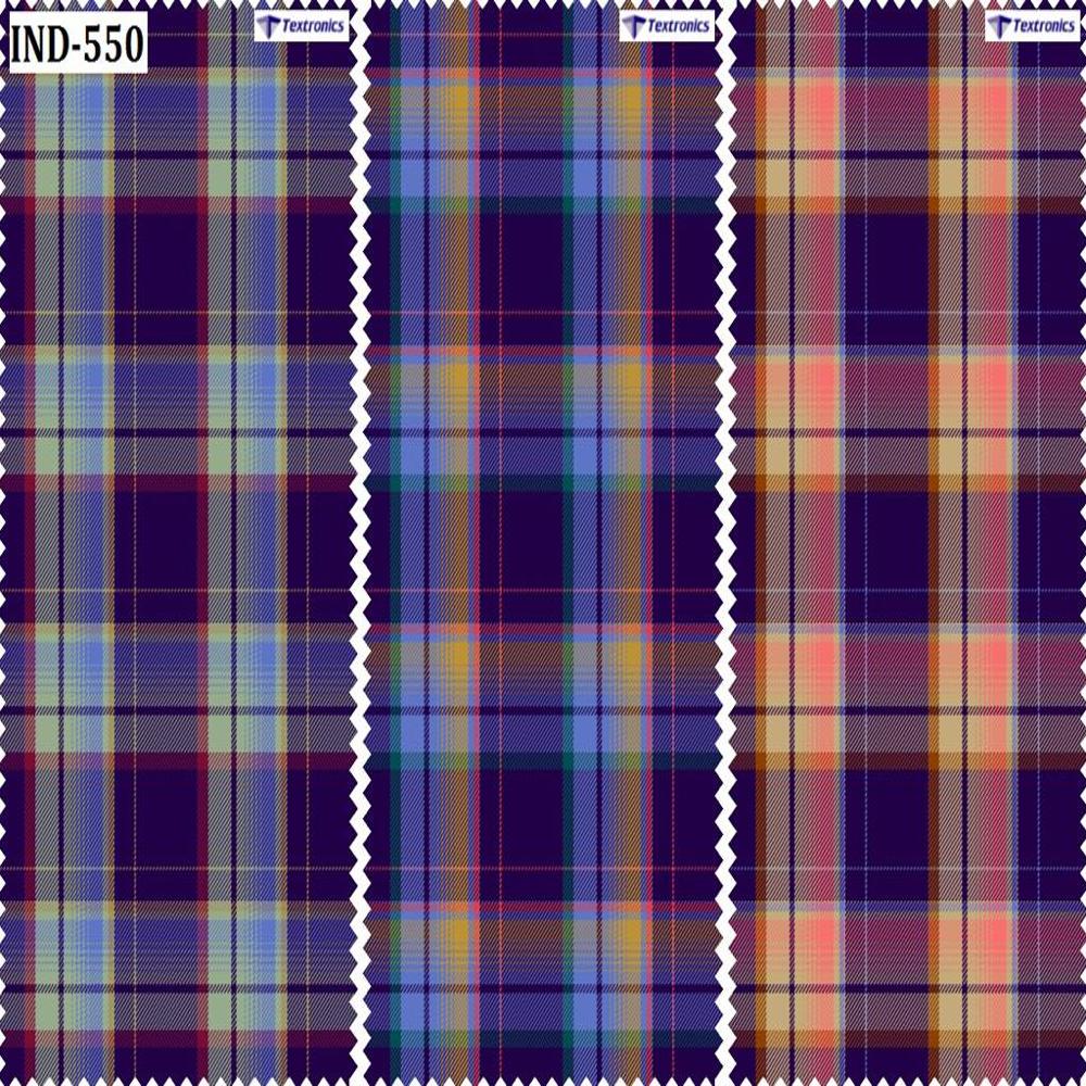 Yarn Dyed Checks Shirting Fabric