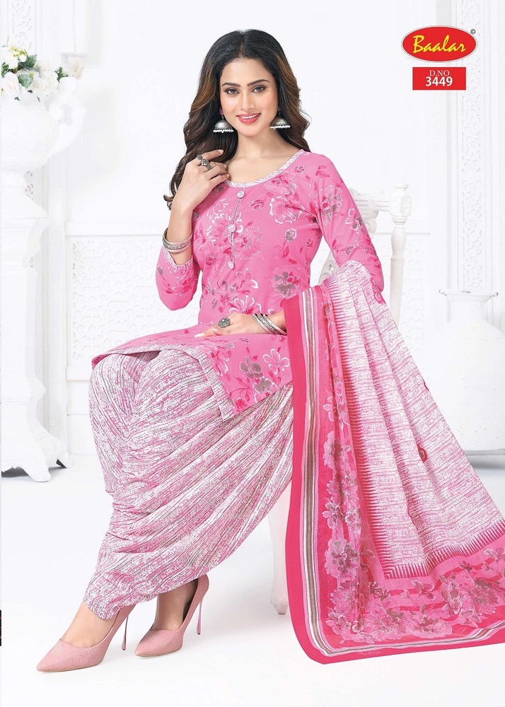 Baalar Zaara Patiyala Vol-34 Dress Material