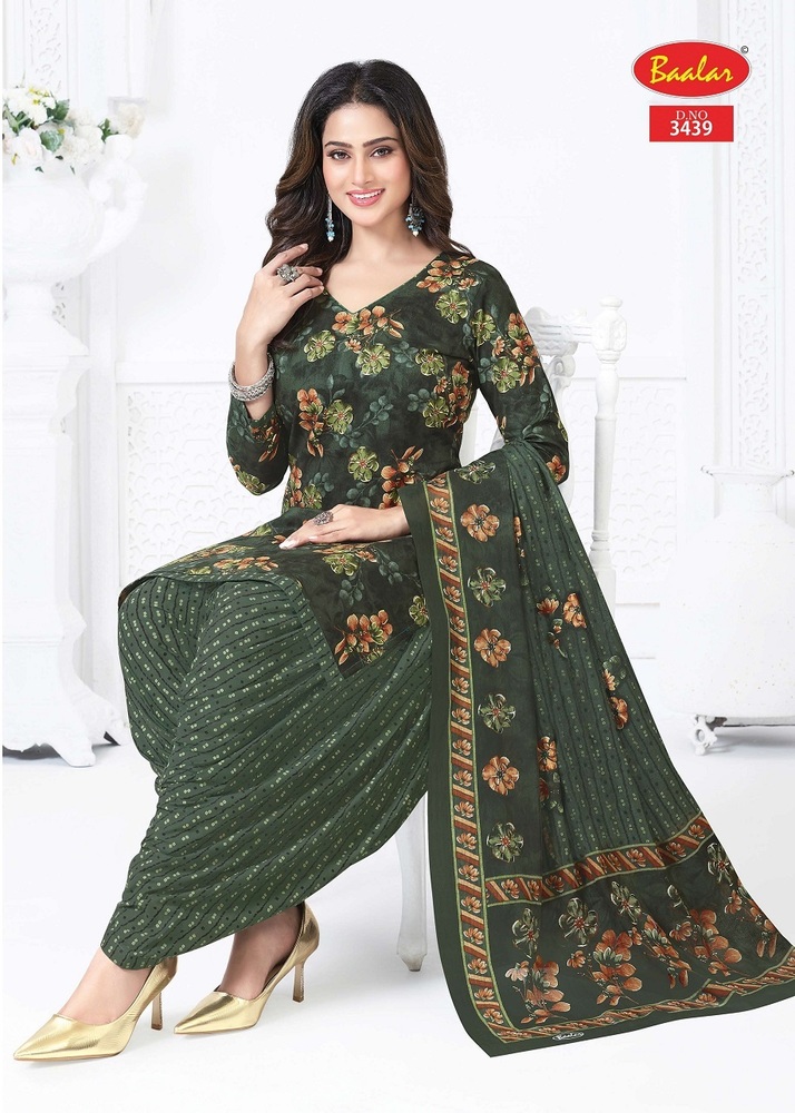 Baalar Zaara Patiyala Vol-34 Dress Material