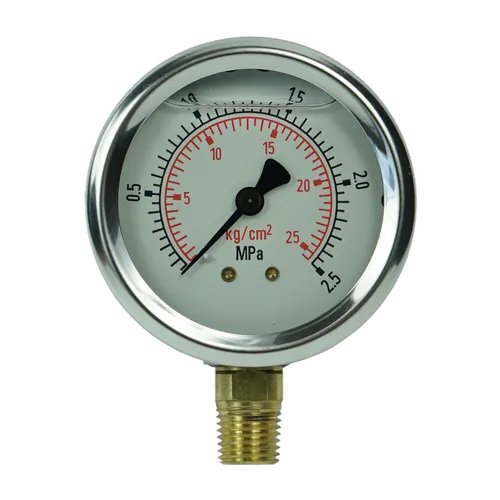Oxygen Pressure Gauge Regulator - Color: Silver