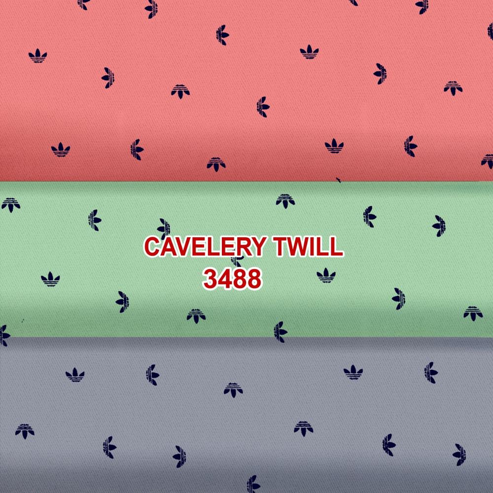 Shirting Calvery Twill Printed Cotton Fabric