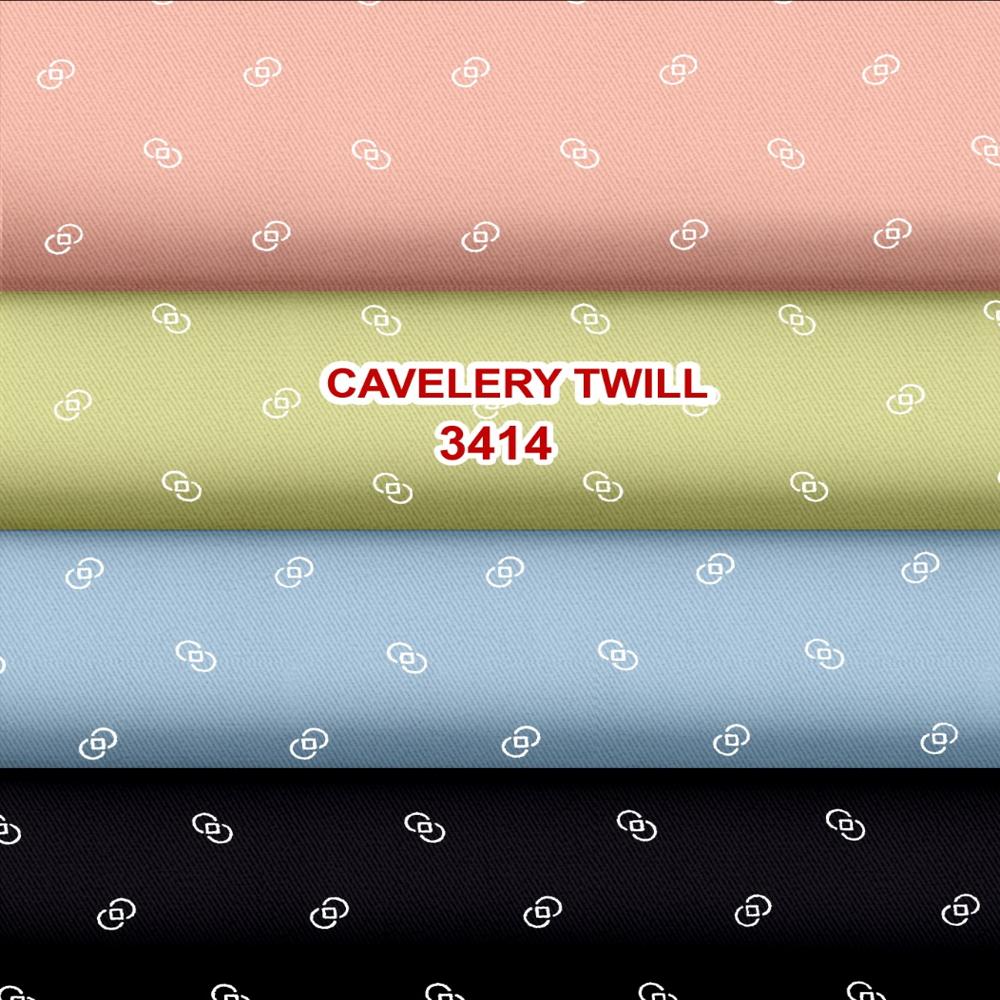 Shirting Calvery Twill Printed Cotton Fabric