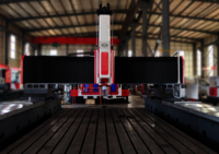 Gantry Mobile Double Spindle CNC Plate Drilling And Milling Machine Model PHD1310