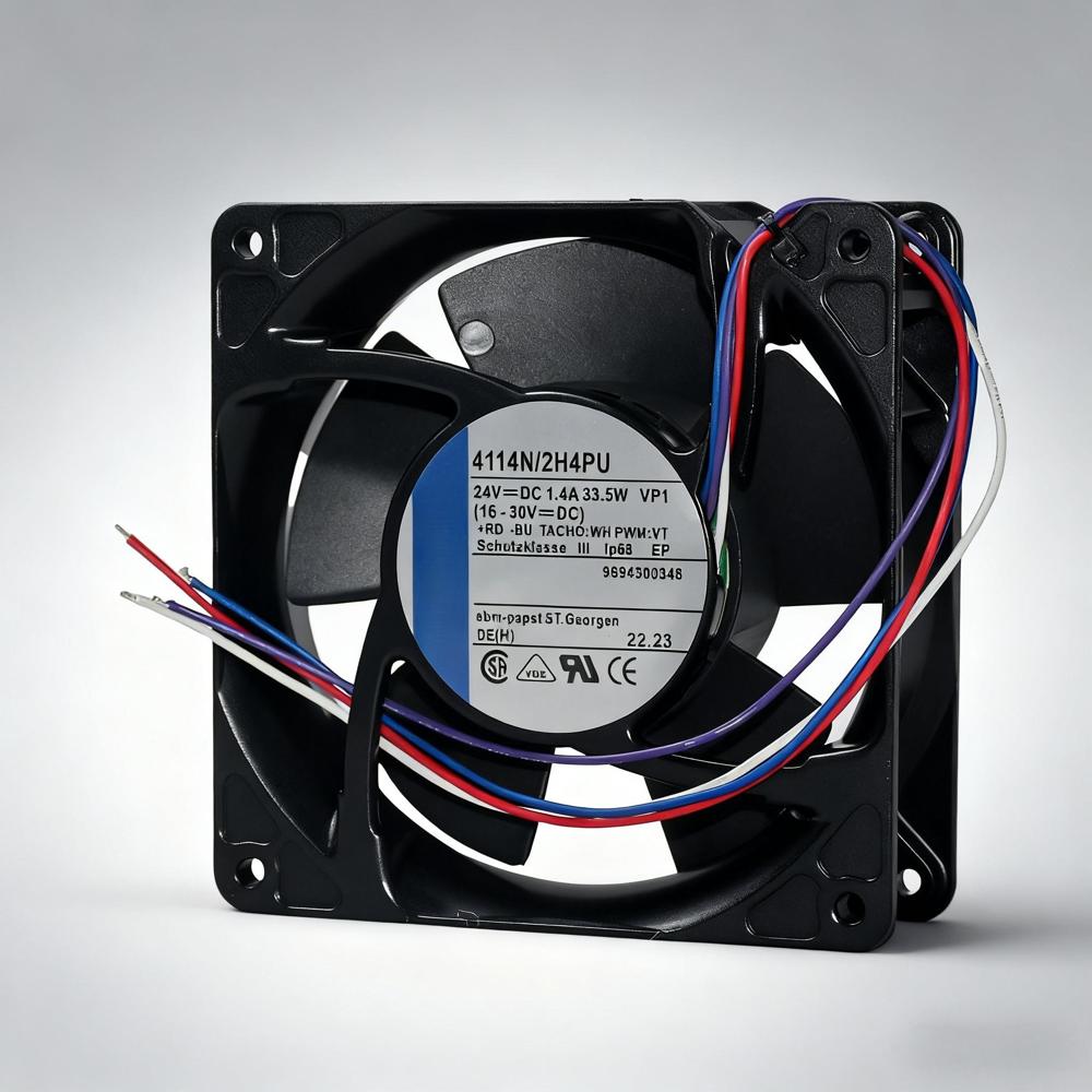 Ebm Papst 4114n/2h4pu 24v Dc 1.4a 33.5w Inverter Plastic Blade