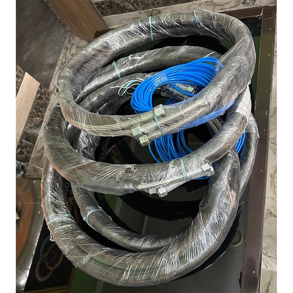 Adhesive Double Heated Mixer Hose - Application: Compression Testing