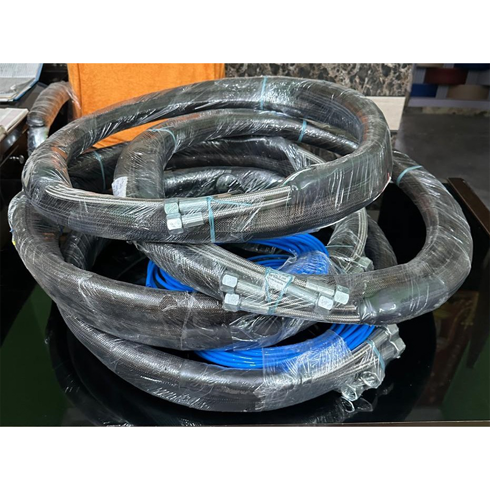 Adhesive Double Heated Mixer Hose - Application: Compression Testing