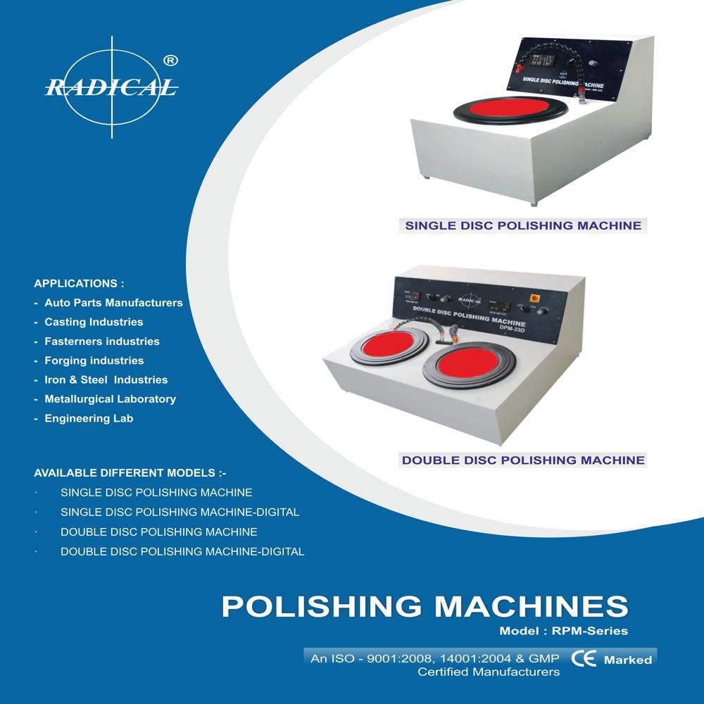 Double Disc Digital Polishing Machine RPM-33D