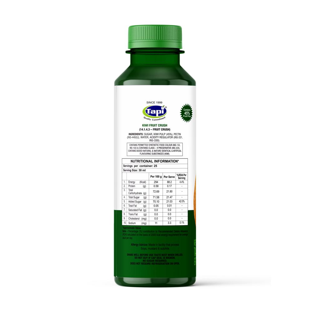 750ml Kiwi Crush - Capacity: 750 Milliliter (Ml)