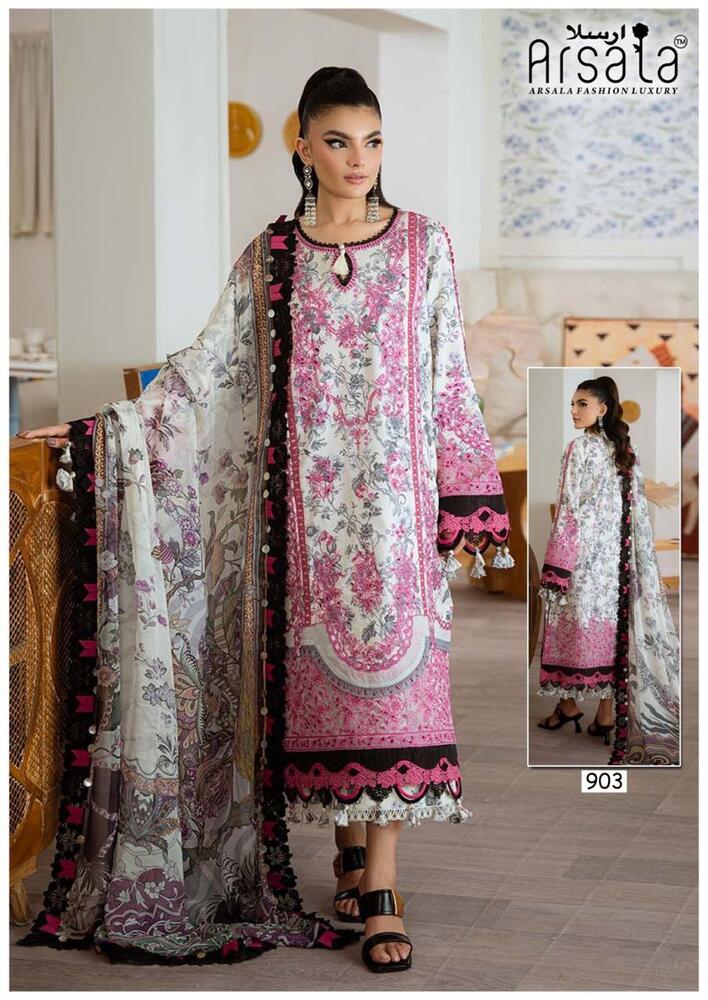 Arsala Amira Vol-9 Karachi Dress Material