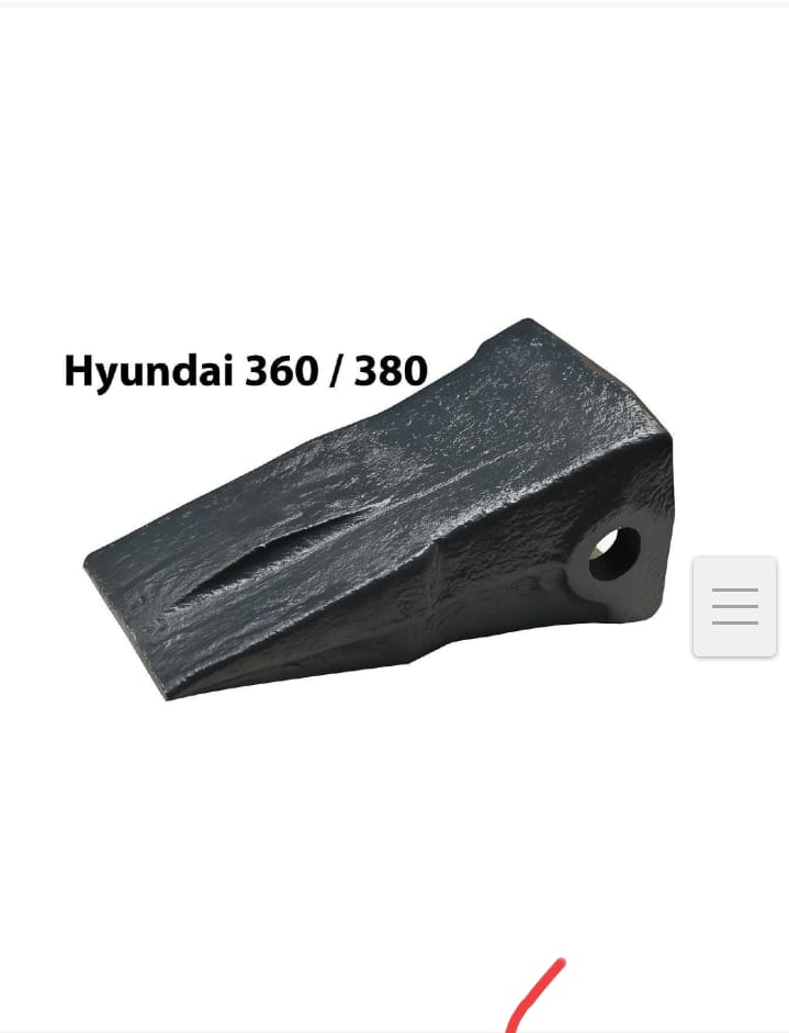 Hyundai 380 Tooth Points - General Use: Earth Moving Machinery Parts