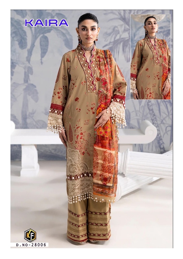 Keval Kaira Vol-28 Karachi Dress Material