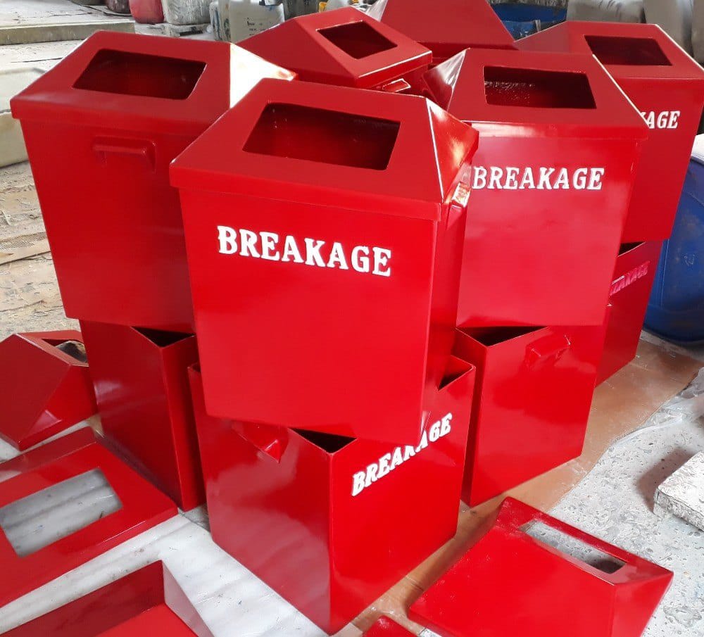 Frp Breakage Bin - Coating Type: Resin