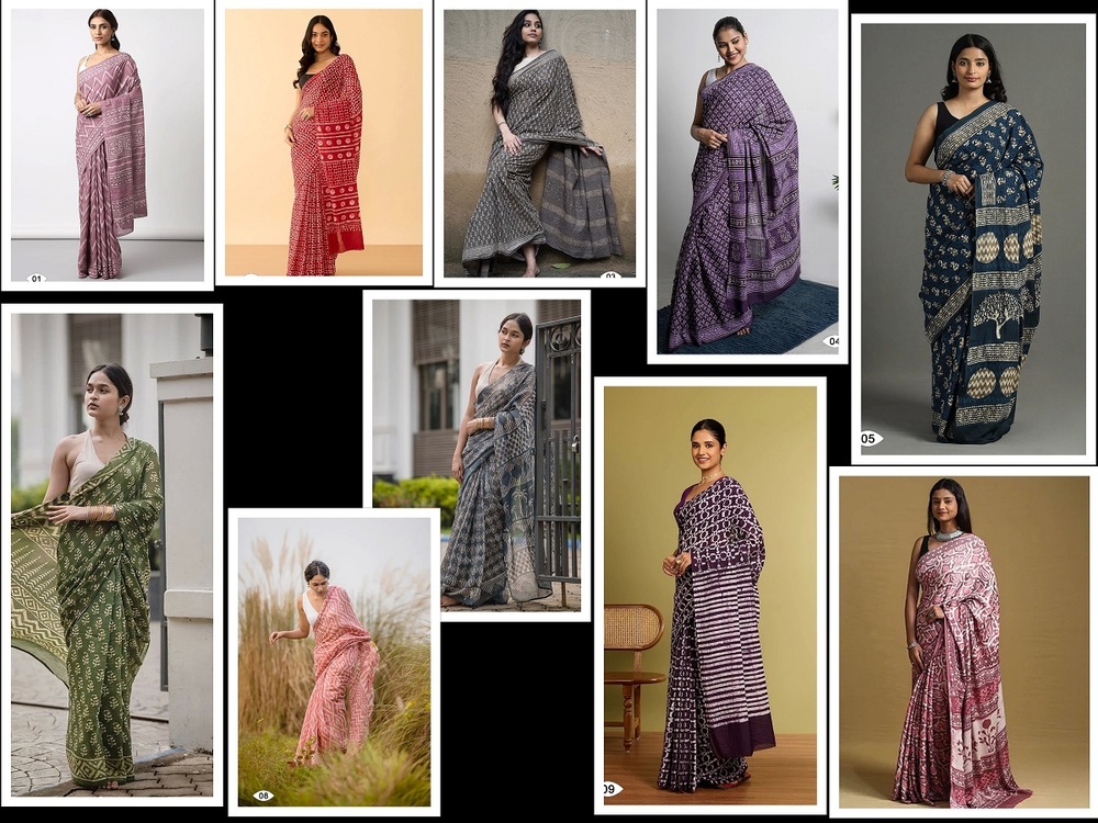 Sof Swetha Malai Cotton Saree