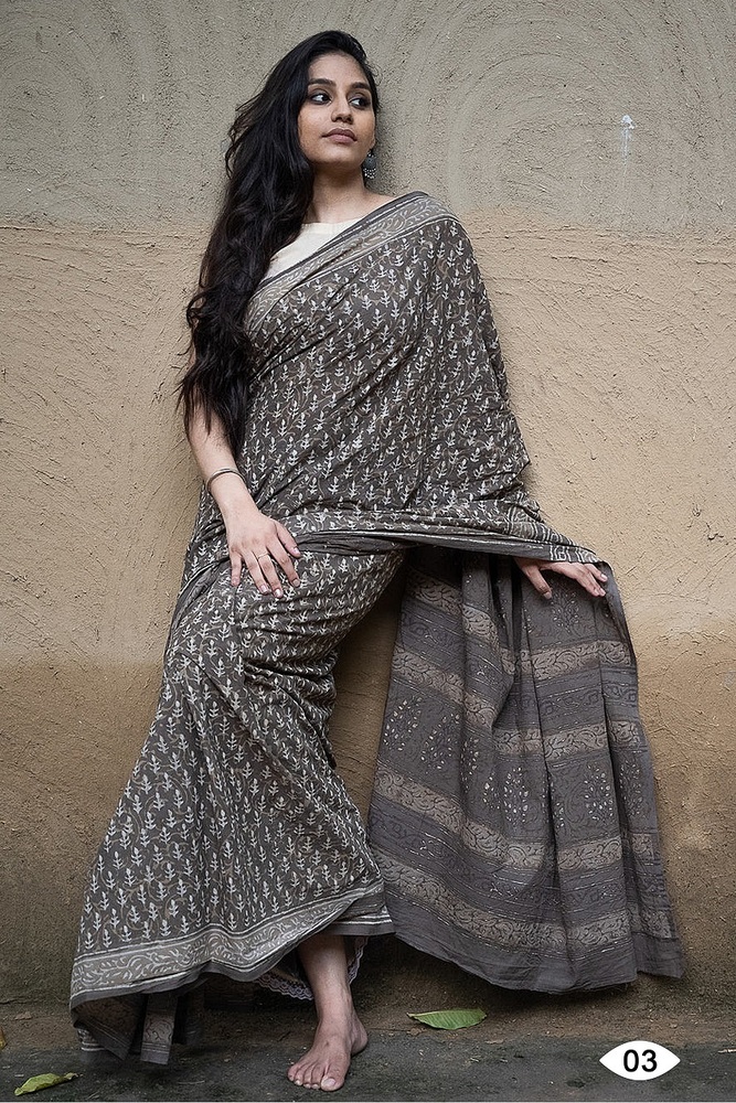 Sof Swetha Malai Cotton Saree