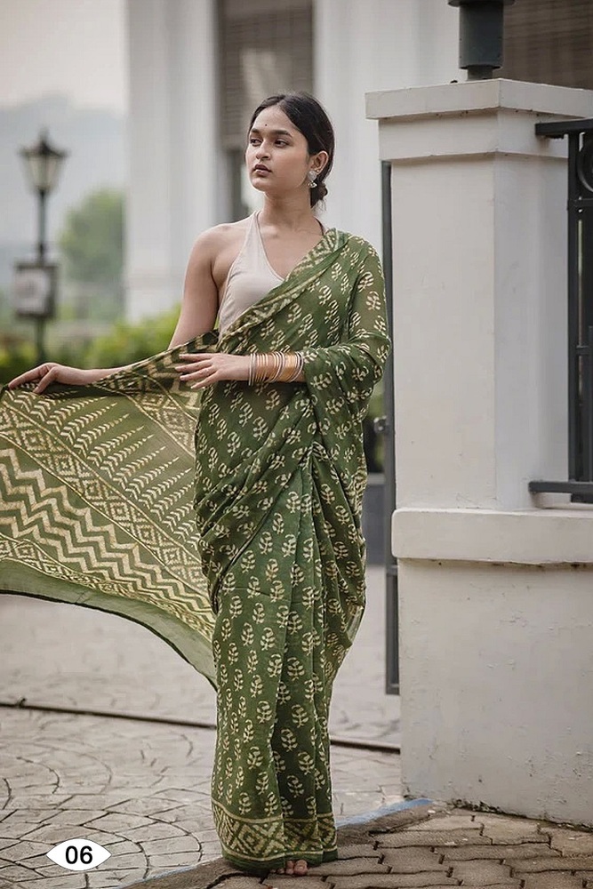 Sof Swetha Malai Cotton Saree
