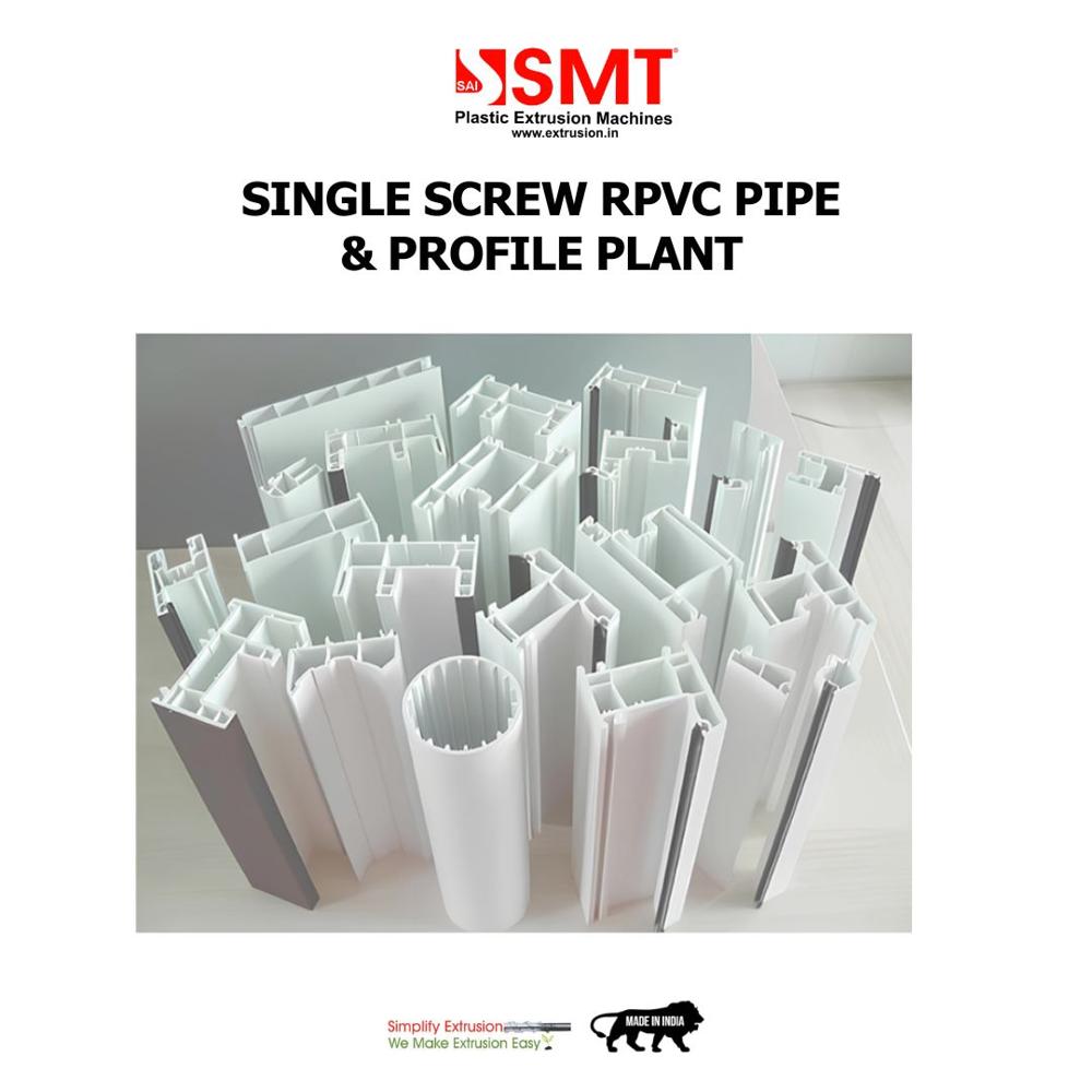 Single Screw RPVC Pipe & Profile Plants
