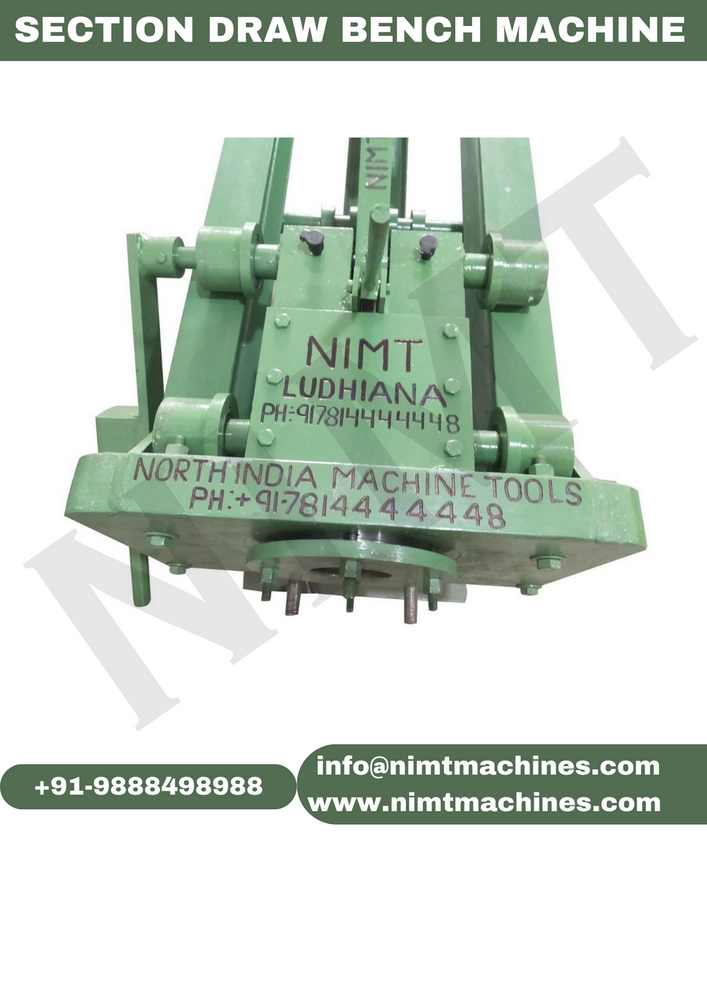Section Draw Bench Machine By North India Machine Tools