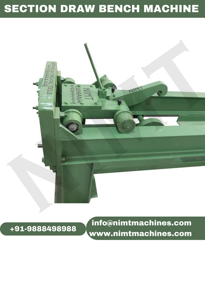 Section Draw Bench Machine By North India Machine Tools