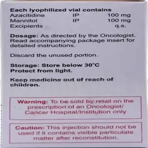 Acozacit 100 Mg Injection - Physical Form: Liquid