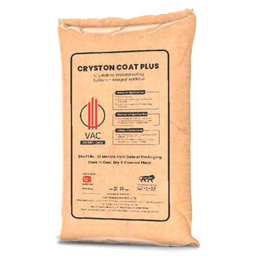 Cryston Coat Plus Crystalline Waterproofing System Integral Additive