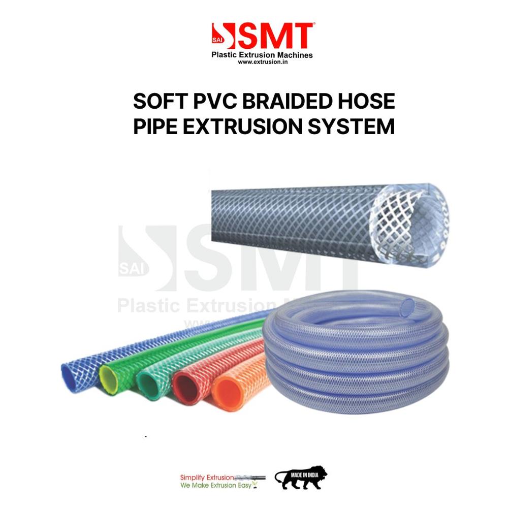 Soft Pvc Braided Hose Pipe Extrusion System - Automatic Grade: Automatic