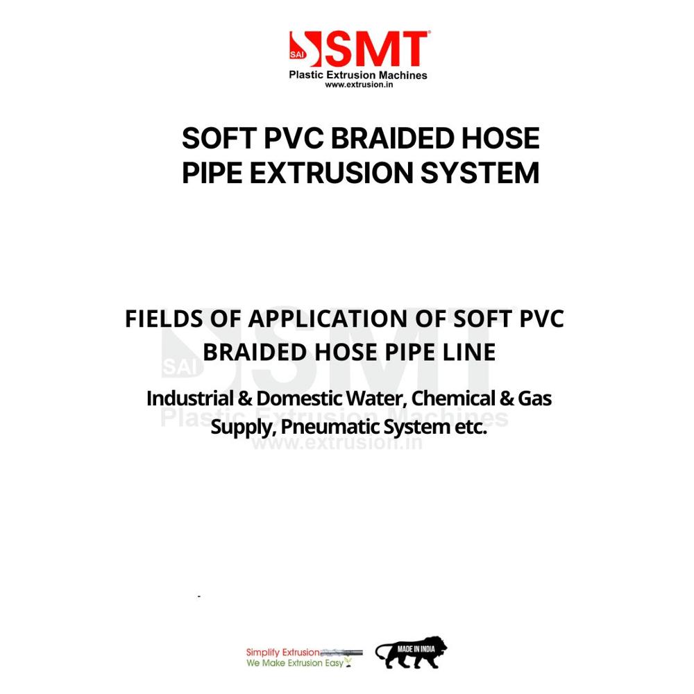 Soft PVC Braided Hose Pipe Extrusion System