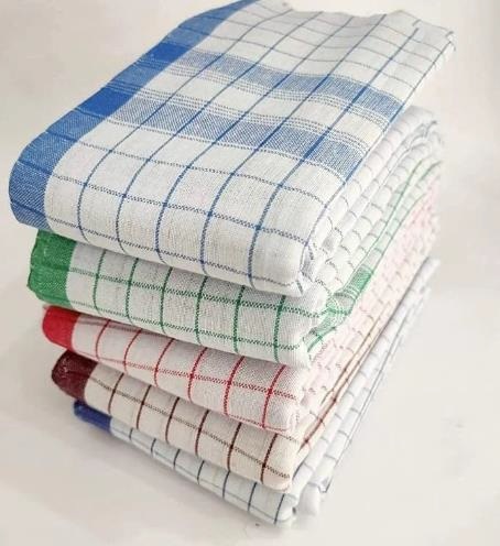 Check Cotton Bathroom Towel