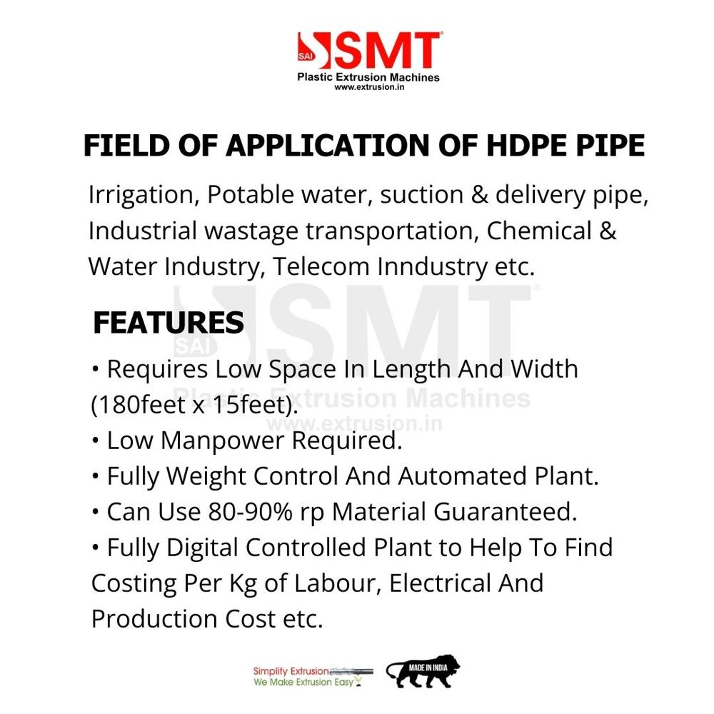 HDPE Pipe Twin Line Extrusion System - HDPE Pipe Plant