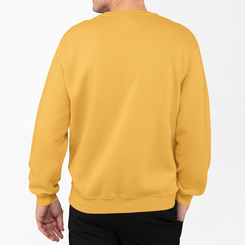 Yellow Printed Sweatshirt